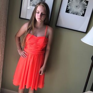 Orange Lord and Taylor dress